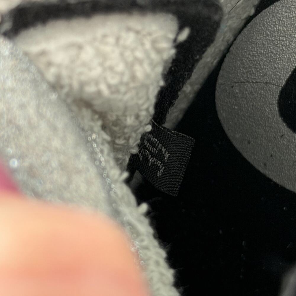 P448 Star Genuine Calf Hair High Top Silhouette Sneaker Black 39 - Picture 5 of 8